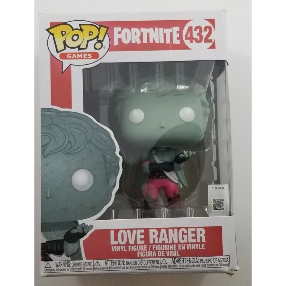 Fortnite Love Ranger Figure Funko Pop Vinyl 3.75 Inch‎ Gray Vaulted